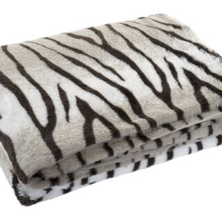 POLIESTER 150X200 330 GSM BLANKET. CEBRA BICOLOR
