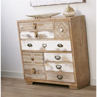 MUEBLE ZAPATERO ÉTNICO 2C, 80 X 25 X 82 CM.