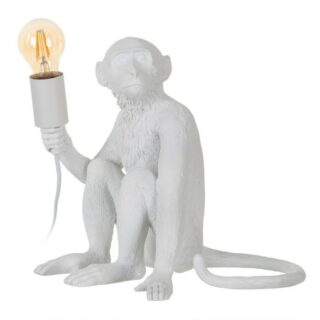 LAMP WHITE TABLE MONO POLYRESIN 30 X 29 X 30 CM