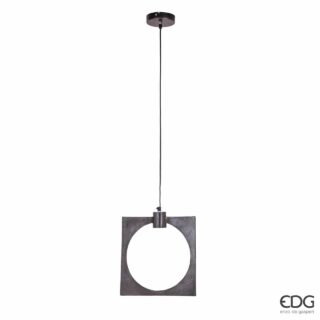 ENAMELLED METAL PENDANT LAMP