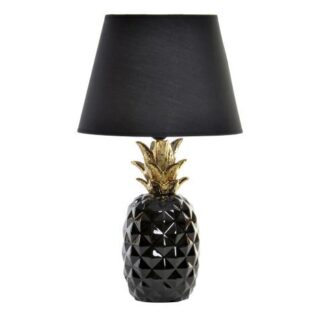 CERAMICA POLIESTER 30X30X52 PINEAPPLE TABLE LAMP
