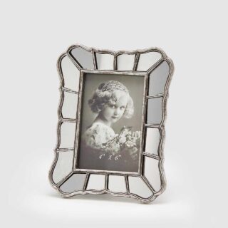 PORTAFOTO GEOMÉTRICO ESPEJO 23X18