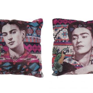 COJÍN FRIDA KHALO MULTICOLOR 45X45