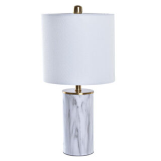 LÁMPARA SOBREMESA MÁRMOL 23x23x47 cms.