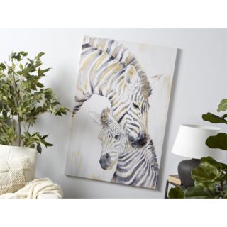 CUADRO DE CEBRAS LIENZO IMPRESO 80X120cms