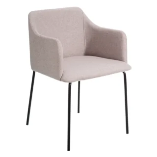 SILLA BEIGE SALÓN 52,50x53x77 cm