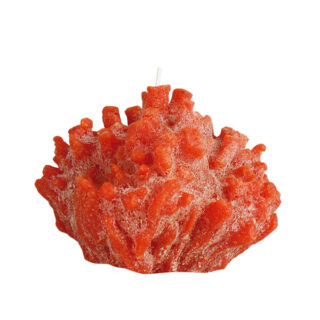 VELA CORAL ROJA 18x14 cm