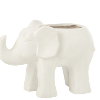 ELEFANTE BLANCO DE CERÁMICA