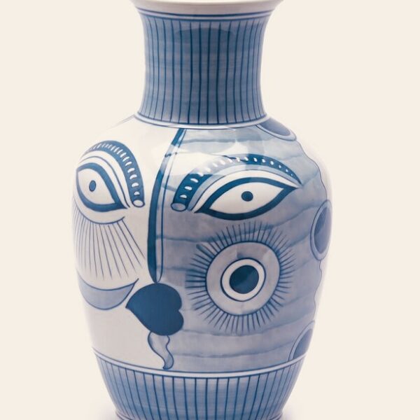 JARRÓN CERÁMICA AZUL JARRÓN CERÁMICA AZUL