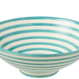 CUENCO LEBRILLO RAYAS CERÁMICA