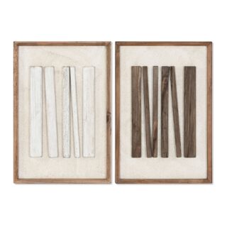 CUADRO DE MADERA RECICLADA ( 2 UNIDADES)