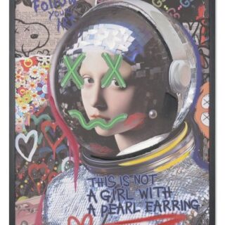 CUADRO EL ASTRONAUTA DE LA PERLA