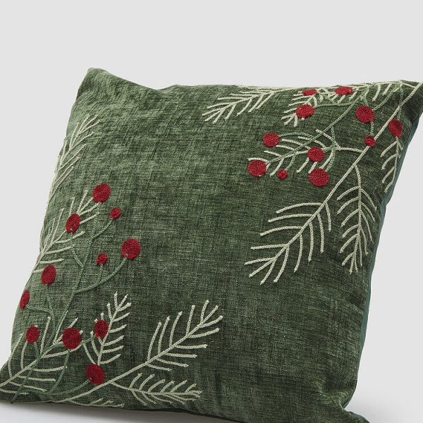 COJÍN VERDE NAVIDEÑO COJÍN VERDE NAVIDEÑO