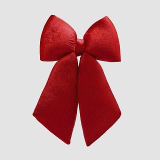 LAZO ROJO NAVIDAD TERCIOPELO