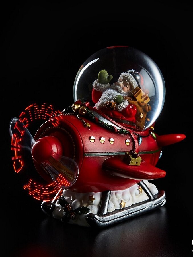 PAPA NOEL EN AVIONETA