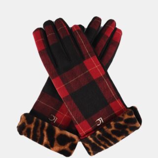 GUANTE LOLA CASADEMUNT TARTAÁN LEOPARDO