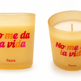 VELA AROMÁTICA `NO ME DA LA VIDA´