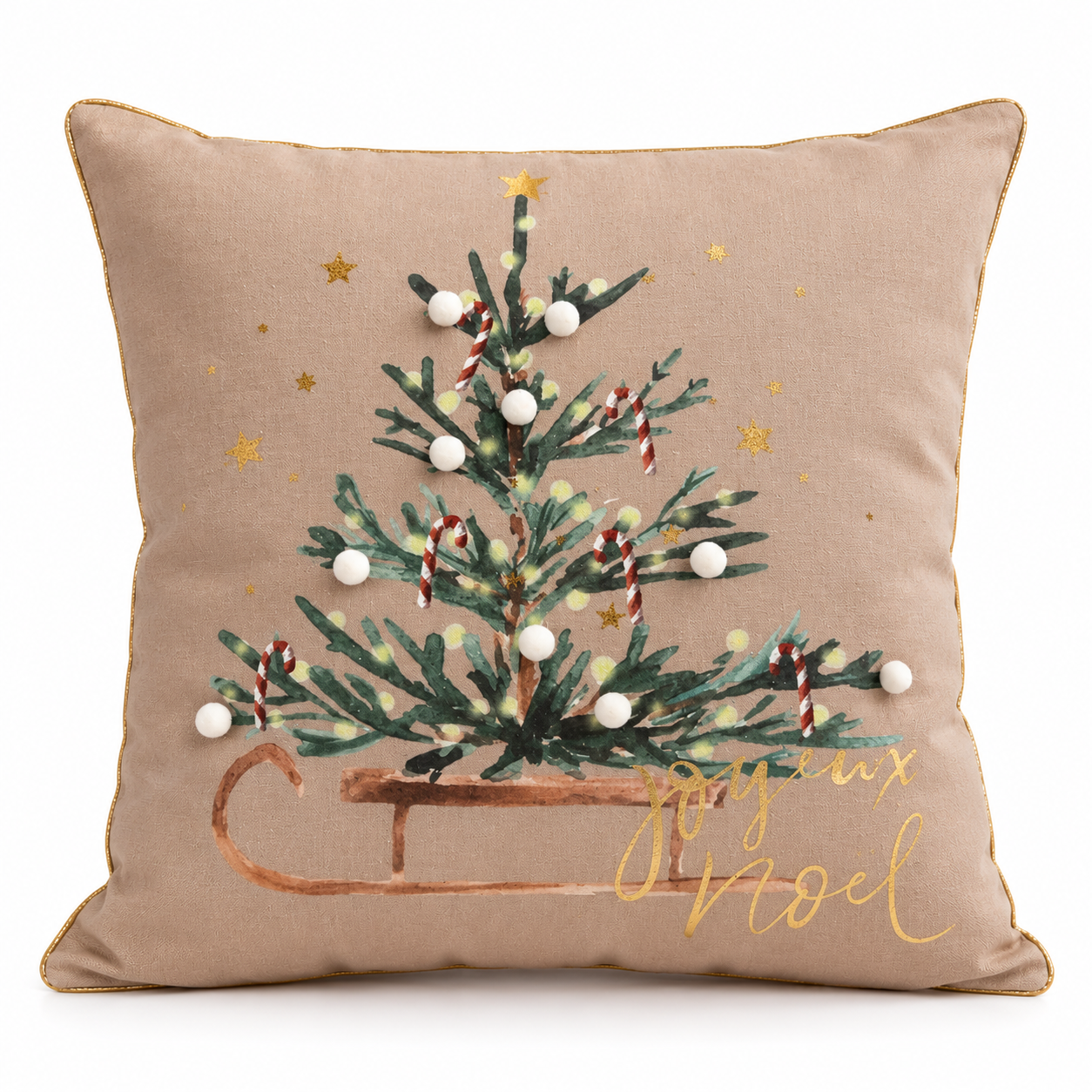 COJÍN NAVIDEÑO ÁRBOL JOEUX NOEL