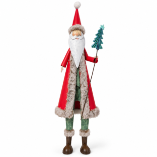 SANTA METAL DECORATIVO